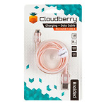 Cloudberry-Micro-USB-vastupidav-andmekaabel-12-m-roosakuld
