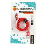 Cloudberry-Micro-USB-vastupidav-andmekaabel-25-m-punane