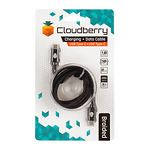 Cloudberry-USB-Type-C-31---USB-Type-C-31-vastupidav-andmekaabel-must-1-m