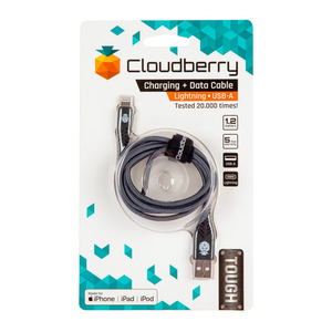 95-01127 | Cloudberry Rugged Lightning USB-kaabel 1,2 m, hall