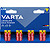 95-02626 | VARTA Longlife max power AAA patarei, 8-pakk