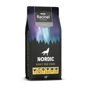 96-00274 | Racinel Nordic Adult teraviljavaba koerasöök kanaga 12 kg