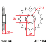 98-10735 | JT eesmine ketiratas z18 (JTF1184.18)