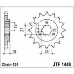 98-17968 | JT eesmine ketiratas Suzuki 650cc z15 (JTF1448.15)