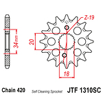 98-18071 | JT eesmine ketiratas Honda 150cc z15 (JTF1310.15SC)