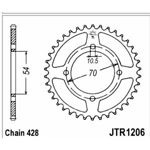 98-19006 | JT tagumine ketiratas Honda 125cc z42 (JTR1206.42)