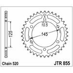 98-19096 | JT tagumine ketiratas Yamaha 600cc z48 (JTR855.48)