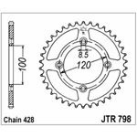98-19153 | JT tagumine ketiratas Suzuki/Yamaha 80cc z48 (JTR798.48)