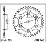 98-19211 | JT tagumine ketiratas Ducati 900-1000cc z42 (JTR745.42)