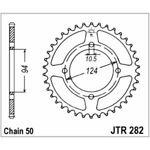 98-19258 | JT tagumine ketiratas Honda 500cc z34 (JTR282.34)