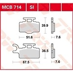 98-22152 | Sinter esipiduriklotsid Kawasaki/Suzuki KX/RM 65